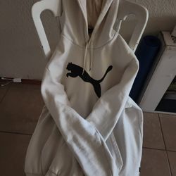 white puma hoodie