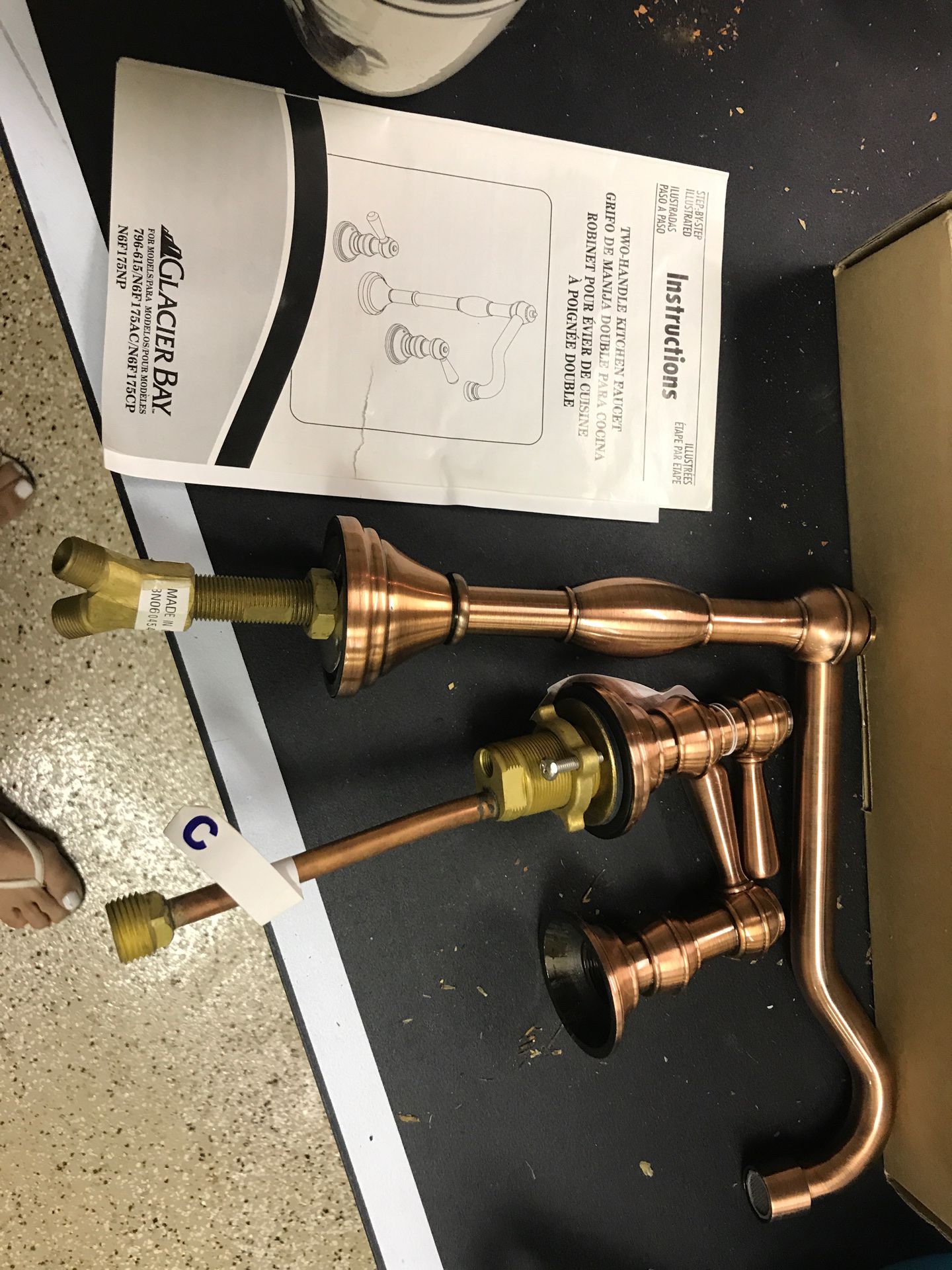 Designer Copper faucet new in box