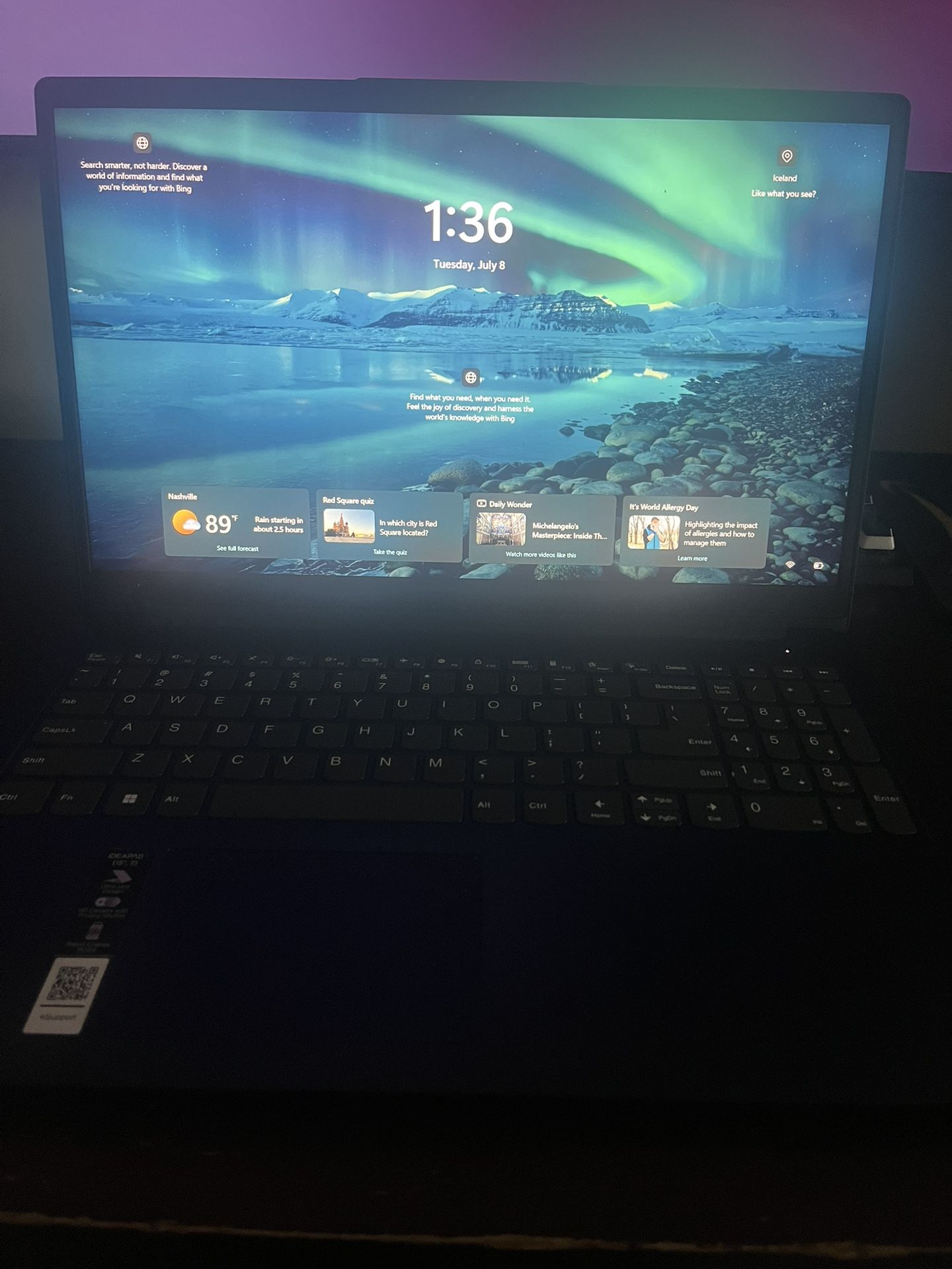 Lenovo-Ideapad Touchscreen Laptop