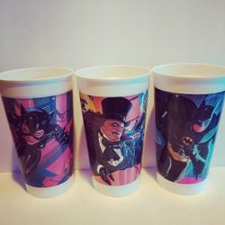 Vintage Batman Cups
