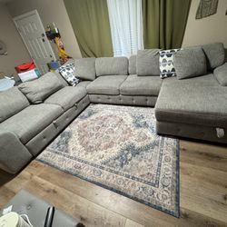 Gray Sectional Couch For Sale - Great Condition