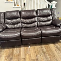 Recliner Love Seat And Sofa 