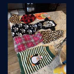 Assorted Lot Of Small Dog Clothes 
