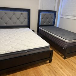 Cama Twin Con Colchon Quality De Calidad 