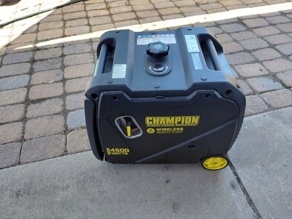 4500 Wat  Champion Generator  With Remote Start