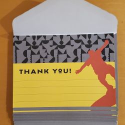 NEW Skateboarding Thank You Postcards (Qty. 15)