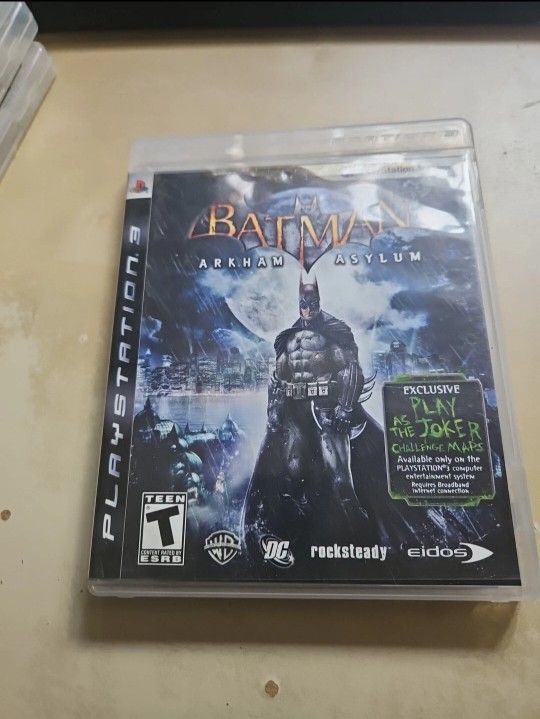 PS3 Batman Arkum Asylum Video Game