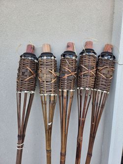 TIKI Brand Bamboo Torches – Set of 5