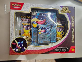 POKEMON 30TH CELEBRATION GRENINJA EX BOX