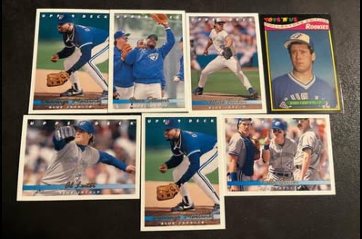 Lot of 7 Toronto Blue Jays MLB Baseball Cards