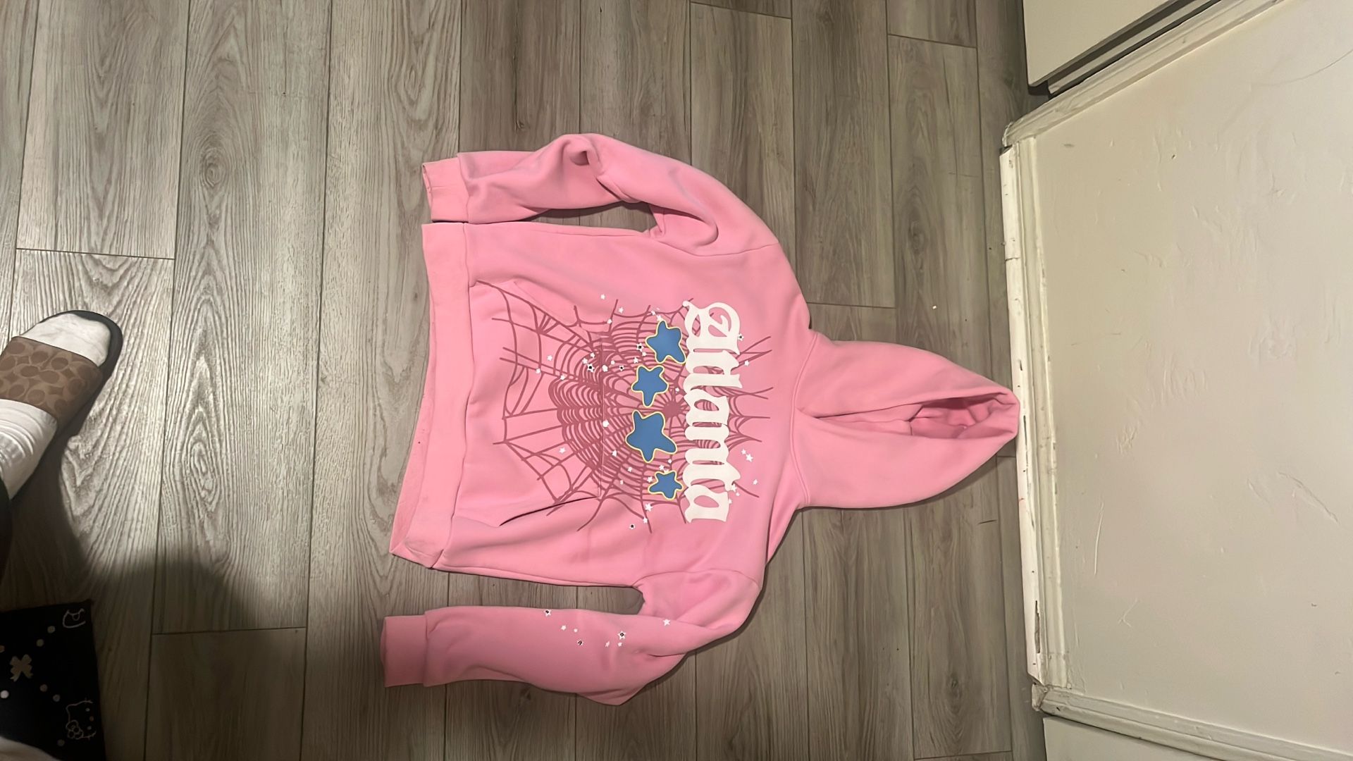 pink spyder alanta hoodie size medium