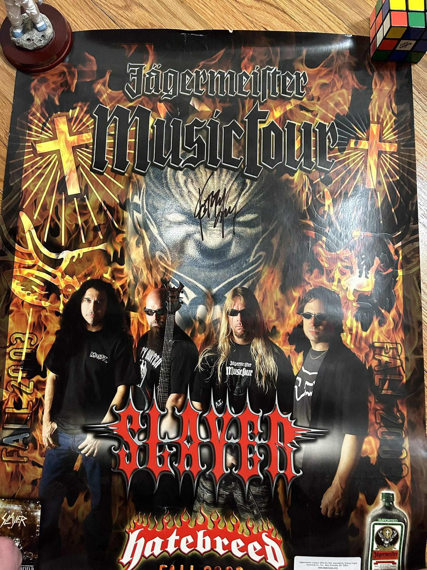 Autographed Band Posters (Slayer Killswitch Engage Shadows Fall)