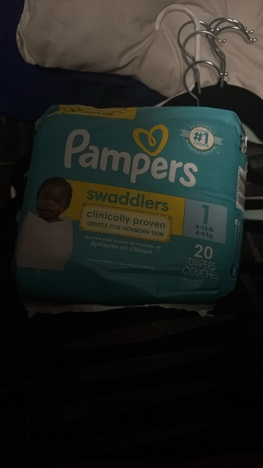 Pampers Swaddlers Size 1 (3PACKS OF 20)