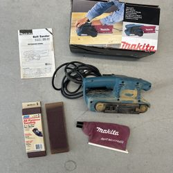 Makita Belt Sander 9910 76mm 3”x18” 120V