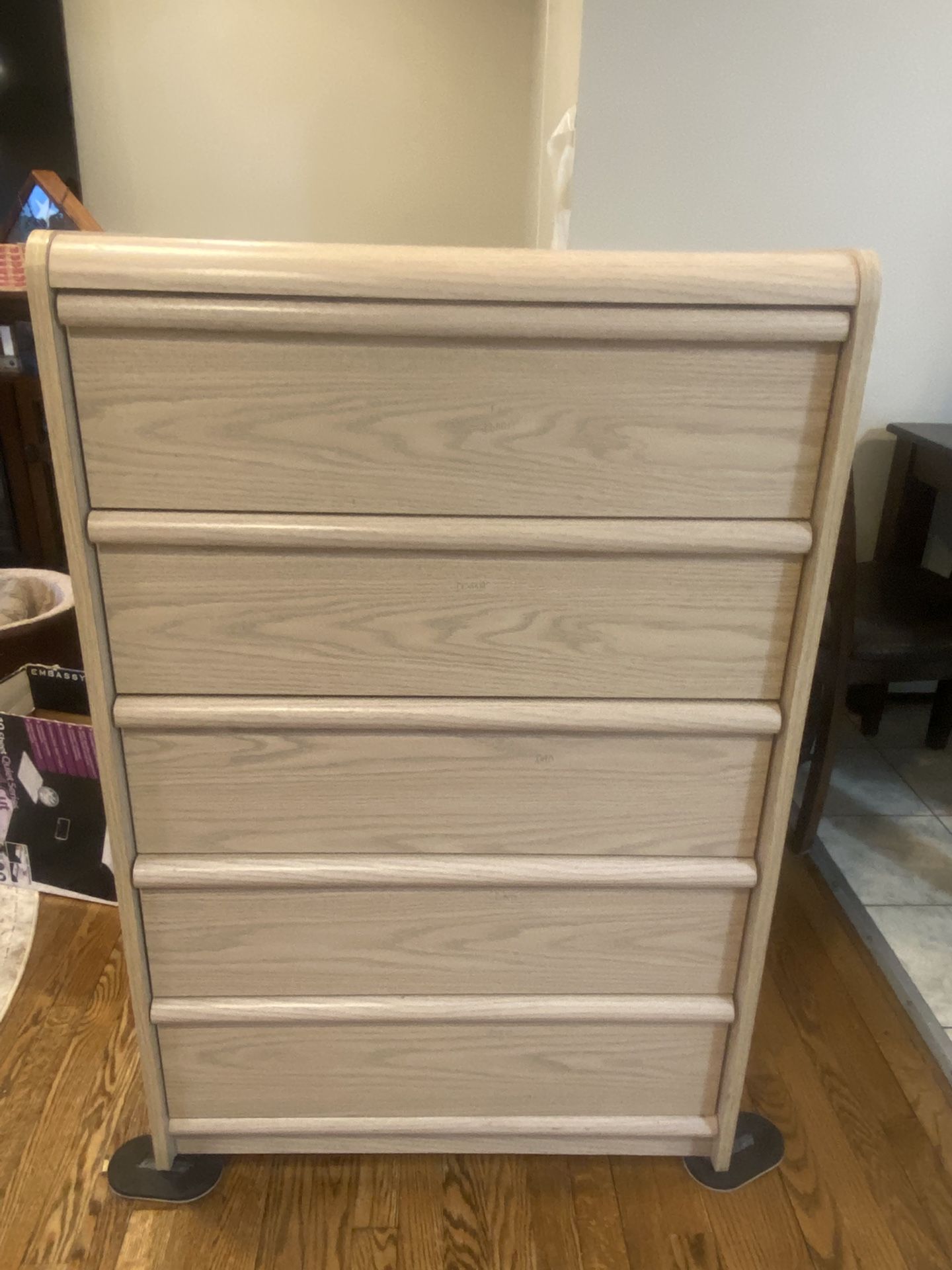 90’s Vintage Palliser Furniture Post Modern 5 Draw Chest Dresser - Used: Good