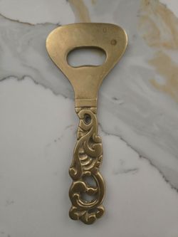 Solid Brass Bottle Opener