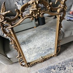 Antique Swan Mirror