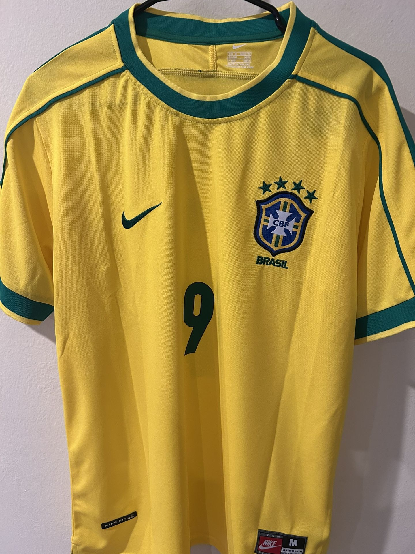 1998 BRAZIL RETRO JERSEY TALLA M L XL Y 2XL