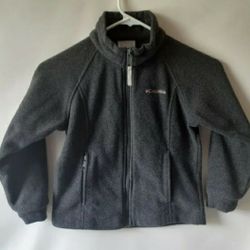 Columbia girls gray 1/4 zip pullover fleece size 6/6X