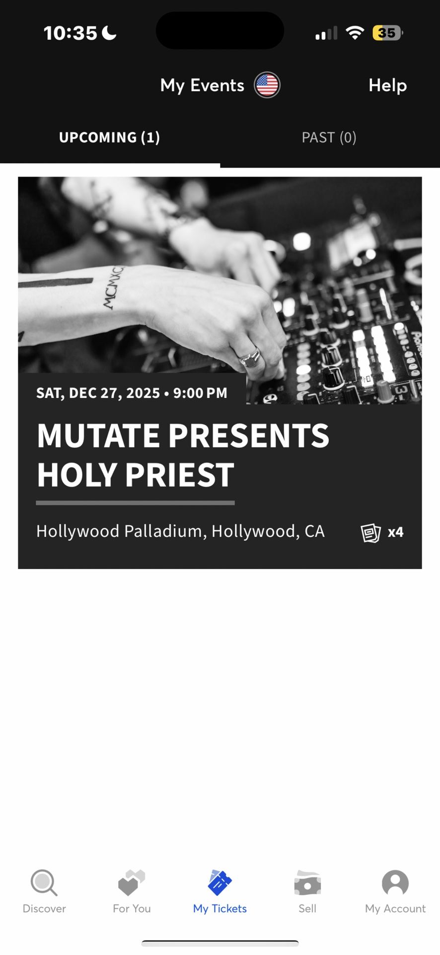 2 Holy Priest Tickets