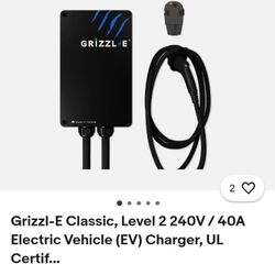 Grizzl E 240/40a Electric Vehicle  Charger 