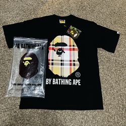 Small Burberry Bape shirt