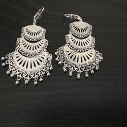Silver Color Earrings