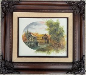 Original Oil Painting “Mill Stream” by artist Zeller