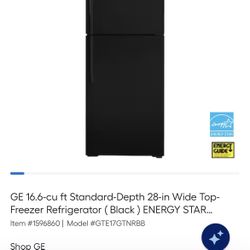 GE Refrigerator 17cubic Ft