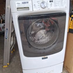 Maytag Front Load Washing Machine Used Good Condition Been Sitting In Storage Work 