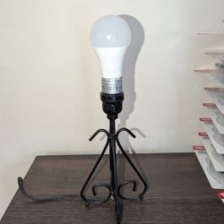 Wrought Iron Table Lamp with Light Bulb Included