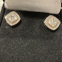 Diamond Earrings Over 1 Carat Screw Ons Vs1 Diamonds