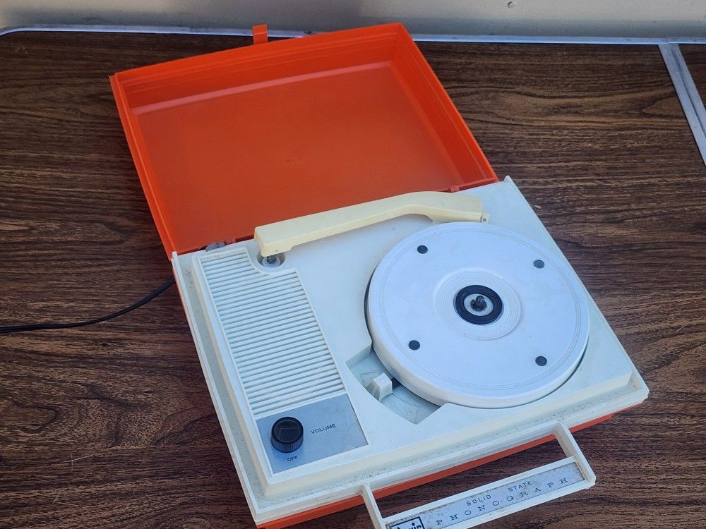 Vintage Portable Record Player 60s 70s