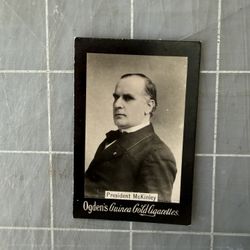 1901 Ogden's Guinea Gold Cigarette Card William McKinley