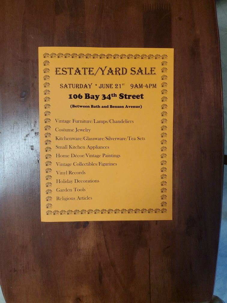 Estate Sale  , Brooklyn