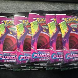 Pokémon fusion strike sleeved booster