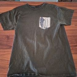 Attack On Titain - M Size Green Hot Topic T-shirt