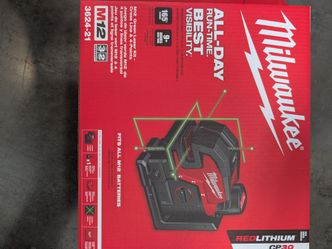 Milwaukee M12 Green Laser Kit 3624-21