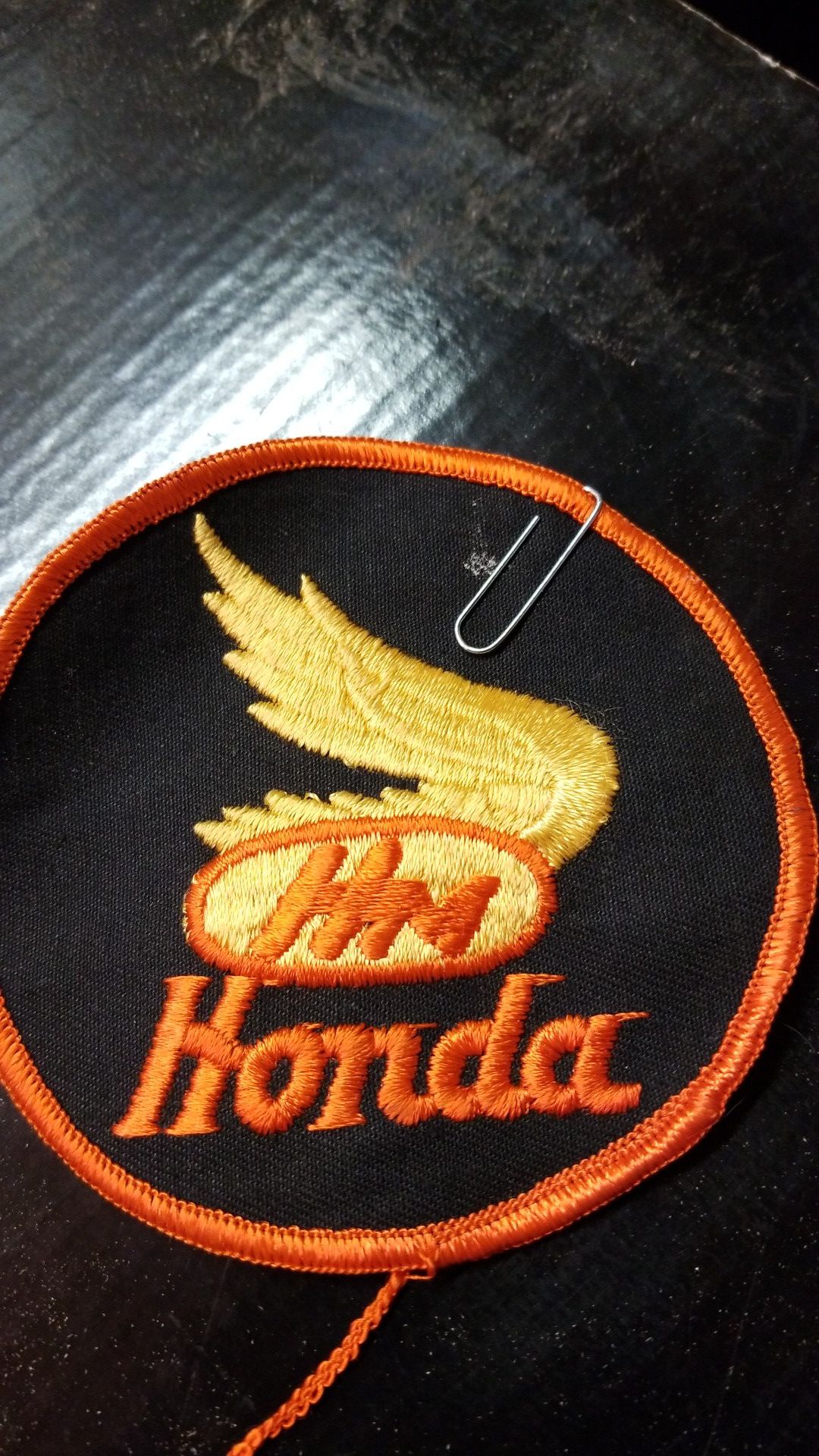 Vintage Honda motorcycle patch