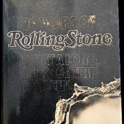 20 Years of Rolling Stone Magazine Book - Like New Condition