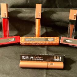 💋 Bossy Cosmetics Lip Glosses + Mascara – Bulk or Individual Buy! 💋