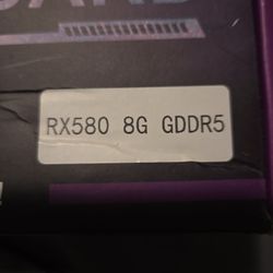 Rx580 8gb DDR 5