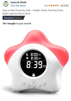 Stay In Bed Clock For Kids