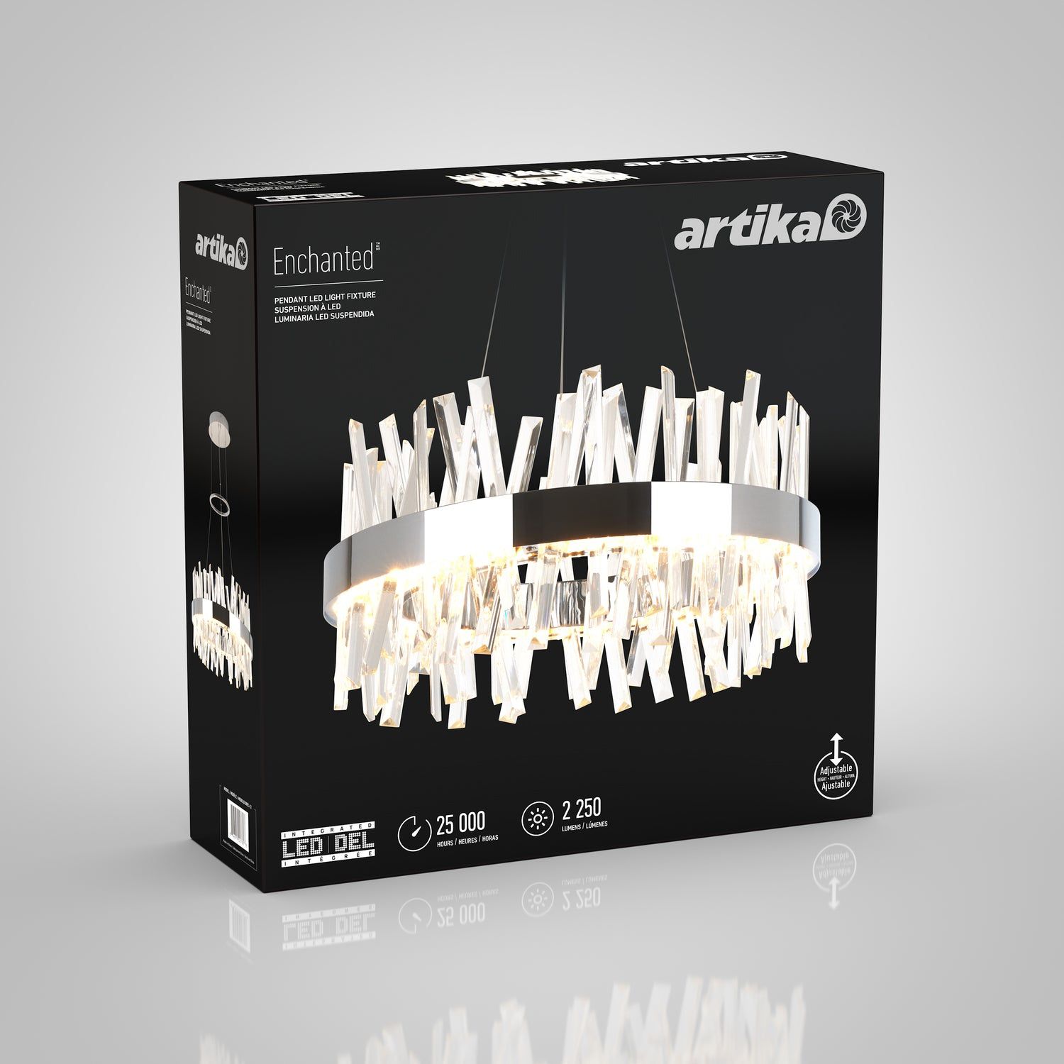 Enchanted LED pendant light