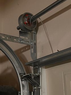 Garage Door Broken Spring Opener Off Track Replace Adjustment And Parts