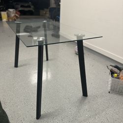 Glass Dining Table 