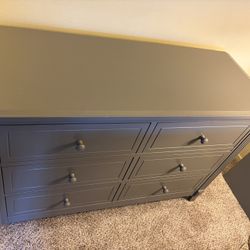 Gray Drawer Dresser 