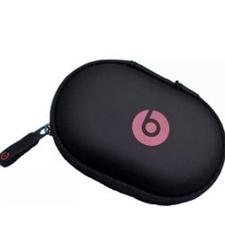 Black Hard Case for Beats - Headphone Case - Powerbeats 3/2/1, BeatsX, UrBeats, Tour, iBeats. Earbuds Case