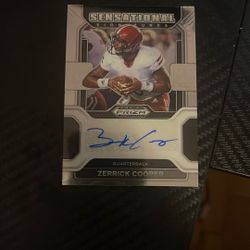 Zerrick Cooper Autographed Card
