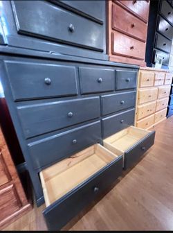 Dresser Nine Drawers Pinewood / Cajoneras Madera 100%